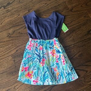 Lilly Pulitzer Navy and Multicolor Kids Dress